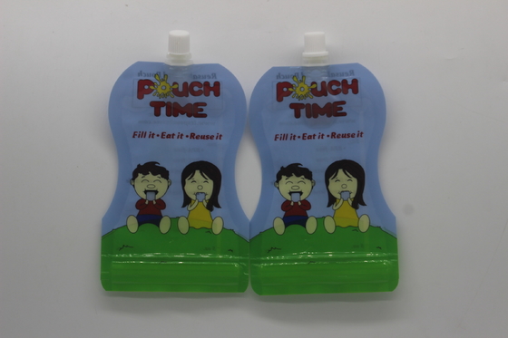 satın al 100ml Özel Şekil Kalkışlı Çuval Plastik Paket Çantası Meyve Meyvesi İçecekleri İçin online manufacture