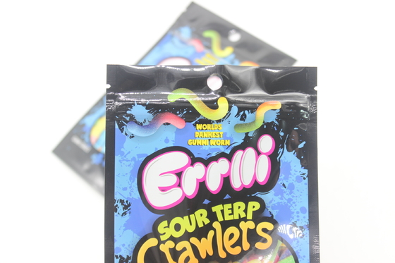 satın al Özel Baskılı 3.5g 7g 14g Alüminyum Folyo Mylar Torbası Kurabiye Ambalajı Mylar ziplockk Torbaları online manufacture