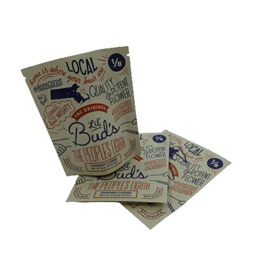 satın al Gıda sınıfı Biyodegradable Mylar ot torbaları Zıpkıyla kendi kendine dayanıklı nemden korunur online manufacture