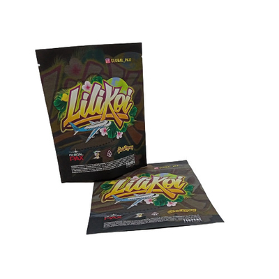 satın al Fermuarlı Mylar ot torbaları 35g Paket için üç taraflı mühür ot ot online manufacture
