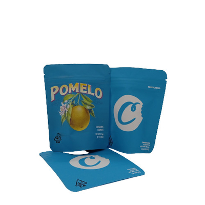 satın al Atıştırmalık 300 gram Kalkın Cüzdanlar Mavi Mylar Ot Çantaları Fermuar Kilitli online manufacture