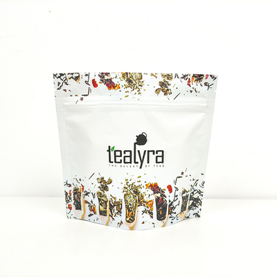 satın al Özel Baskı Yeniden Kapanabilir Çay Paket Çantaları Mylar Fermuarlı Stand Up Pocket online manufacture