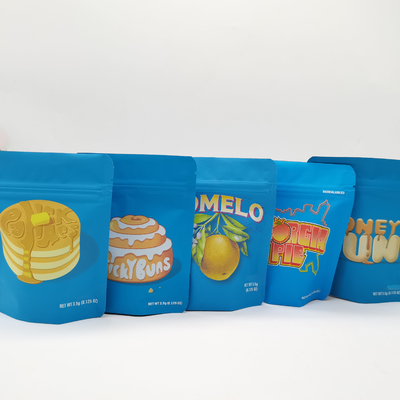 satın al 3.5g 7g 14g 28g Mylar ot torbaları ayağa kalk Zipper Gıda depolama çantası online manufacture