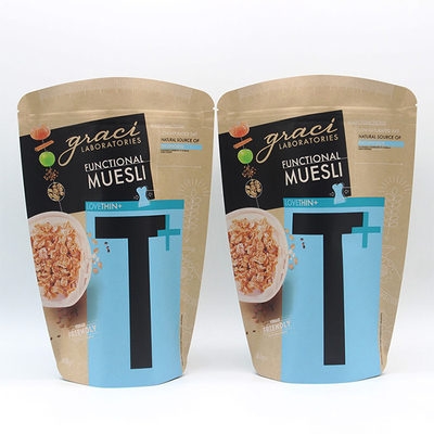 satın al Özel Kraft Kağıt Folyo Çantası Gıda Kaliteli Alüminyum Folyo Çay Paketleme Çantası online manufacture