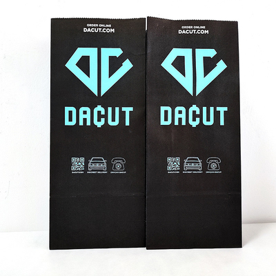 satın al Siyah Kraft Stand Up Pockets Gıda için Özel Çizim Baskı online manufacture
