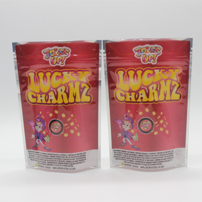 satın al Sıcaklık mühürü 3.5 7g 14g 1 oz Plastik ziplockk ot torbası Mylar Stand Up Pocket online manufacture