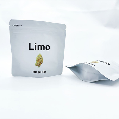 satın al Özel Plastik ziplockk Mylar ot torbaları 3.5g Dijital Baskı Yumuşak dokunuş online manufacture