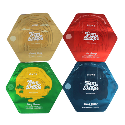 satın al CE Özel Renkler Öldürme Kesim Plastik Torbalar Gummies için Düzensiz Şekilli online manufacture