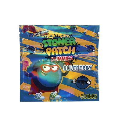 satın al Dijital baskı Üç taraflı mühürlü çantalar Ziplock Gummies için ambalaj çantası online manufacture