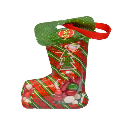 satın al Düzensiz Şekil Die Cut Mylar Çantalar Noel Hediye Paketleme Çantaları Kurabiye için Mücevherler online manufacture