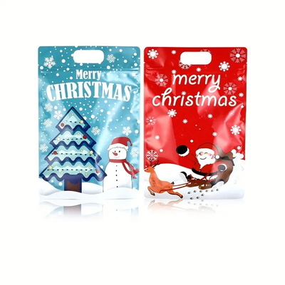 satın al Christmas Stand Up Pocket With Handle, Snack Zipper Packaging Bag With Window. Noel'de el çantasıyla ayak çantası, penceresiyle atıştırmalık fermuarlı paket çantası. online manufacture