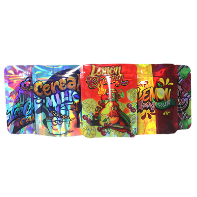 satın al Özel Şekil Kalk Çantası Holografik Plastik Paket Çantası Ziplock online manufacture