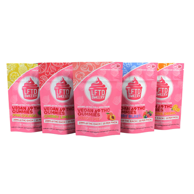 satın al FDA Üç taraflı mühürlü çanta Mylar Ziplock Gummies için Stand Up Çantalar Şekerli mango ambalajı online manufacture