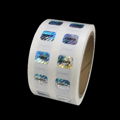 satın al UV Dirençli Holografik Vinyl Etiket Kağıdı Güvenlik Alınabilir Sahte Karşıtı Etiketler online manufacture