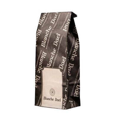 satın al Custom Side Gueest Bag Kraft Kağıt Yazdırılmış Sıcak Kapalı Biyodegradable Paketleme Çantası Kahve İçin online manufacture