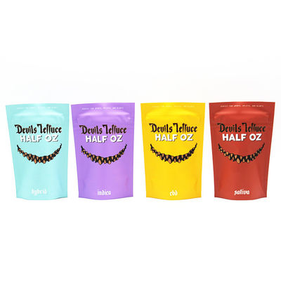 satın al Dijital Baskı Dondurulmuş Alüminyum Folyo Mylar Torbası Ot / Enerji Bar Zipper Mylar Torbası online manufacture