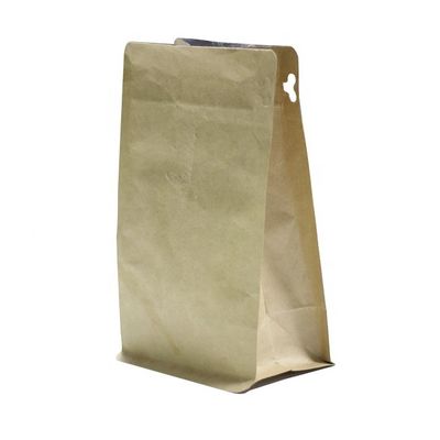satın al OEM Kraft Stand Up Cüzdanlar Basılı Mylar Biyodegradable Sıcaklık Dükkanı ziplockk Cüzdanlar online manufacture