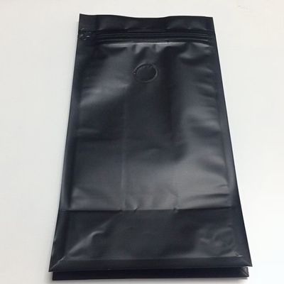 satın al Yeniden kapatılabilir Mat Siyah Ayaklı Cüzdan Doypack Fermuar Çantaları Eko Dost online manufacture