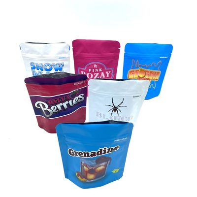 satın al LDPE yeniden kilitlenebilir Mylar Poşetleri Gravure Print Alüminyum ambalaj poşetleri GMP online manufacture