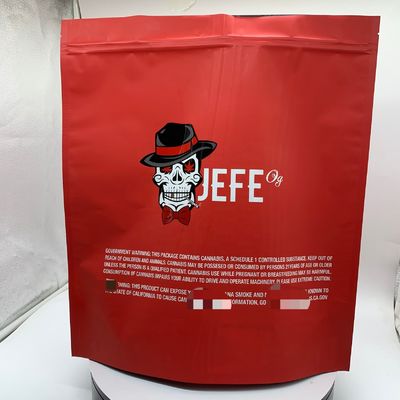 satın al 1 Pound Mylar Alüminyum Folyo Çantaları 110 Mircons Kırmızı Düz Folyo Çantaları online manufacture