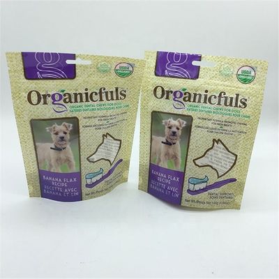 satın al ODM Dijital Baskılı Ayağa Kalk Çantaları Köpek Atıştırmalıkları İçin Geri Dönüştürülebilir Doypack online manufacture