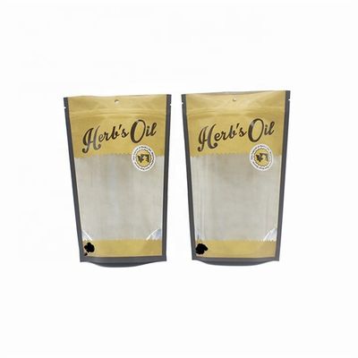 satın al OEM Göreç Çuvalları Çaplı Kraft Kağıt Çantası Şeffaf Pencereyle online manufacture