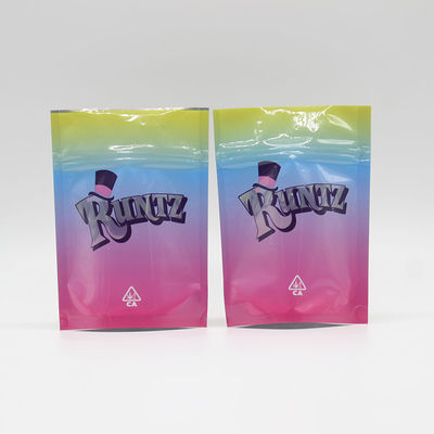 satın al 110 Mircon CPP Stand Up Zipper Pocket 28g Gummy Weed Cookie Dondurma Yaprak online manufacture