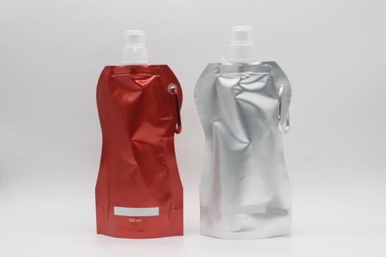 Özel Boyut 500ml Çöplüklü Sıvı Ayağa Kalk Çuvallar PET PE Gravure Baskı Yüzeyi