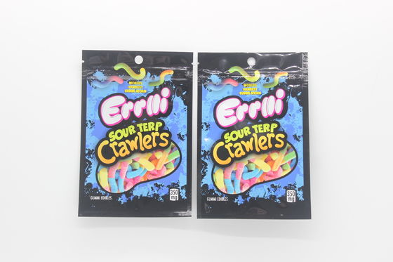 Ot Çiçeği Mylar Ayağa Çantalar Fermuar Sıcaklık Kapalı 3.5G Kokusuz