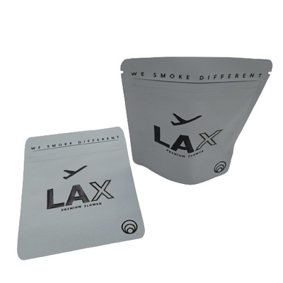 Açık ziplockk Stand Up Packaging Pocket Üç taraflı mühür Mylar Alüminyum folyo torbası