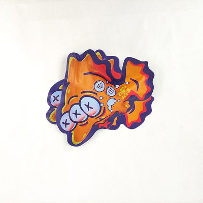 Öldürme Kesim Düzensiz çıkış ziplock özel şekilli çocuk ispatlı Mylar ot torbaları