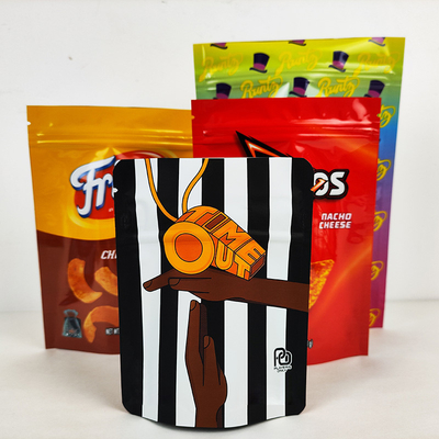Kokusuz Gıda Paketleme Çantası Yeniden Kapanabilir 3,5 gramlık Mylar ot torbaları