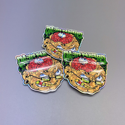 Customized Unique Shaped OEM Mylar Weed Bags With Ziplockk For Marijuana Food (Maryana Yiyeceği İçin Zıpkınlı Özel Yapılmış Eşsiz Şekilli Mylar Ot Torbaları)