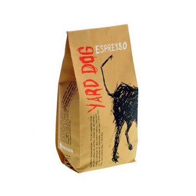 Özel Basılmış Ayak Çanta Kahve Torbası Düz Alt Kahve Paketleme Torbası Fermuarlı