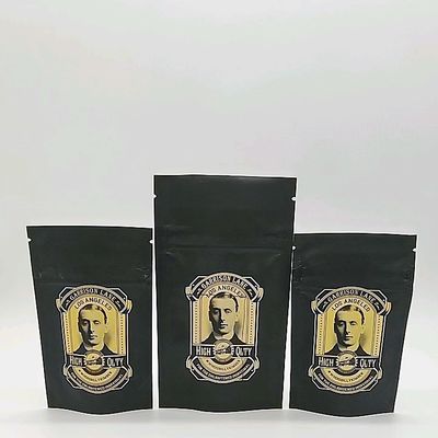 Atıştırmalıklar 0.25oz AL Yumuşak Dokunma Mylar Torbası Ayağa Kalk Kapalı Torbalar