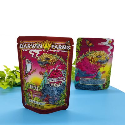 CR fermuarı, fermuar çantası, Darwin çiftlikleri için 3,5 gram alüminize folyo.