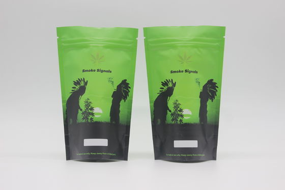 Kokusuz THC CBD Mylar Zipper Pocket 1 gram 14g MOPP VMPET