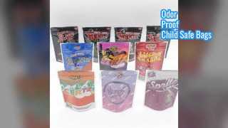 Koku Korumalı Mylar Çantalar Çocuk Korumalı Fermuar Kese